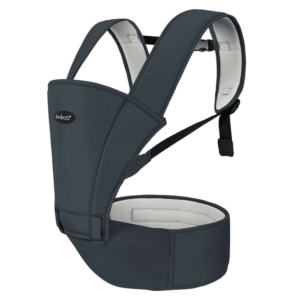 Canguru de Passeio Para Bebê 5 Em 1 Básico Avançado Até 15kg Ibimboo Cinza Escuro