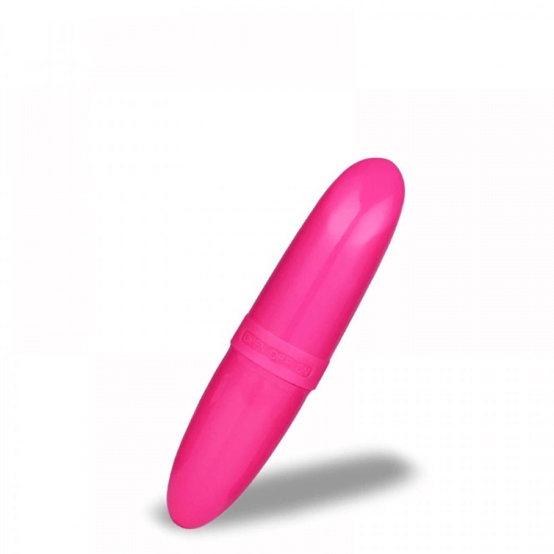 Vibrador Personal em Formato de Batom, Vibração Única - Lilo Lipstick | 12 x 2,5 cm | Cor: Pink em Oferta na Shopee