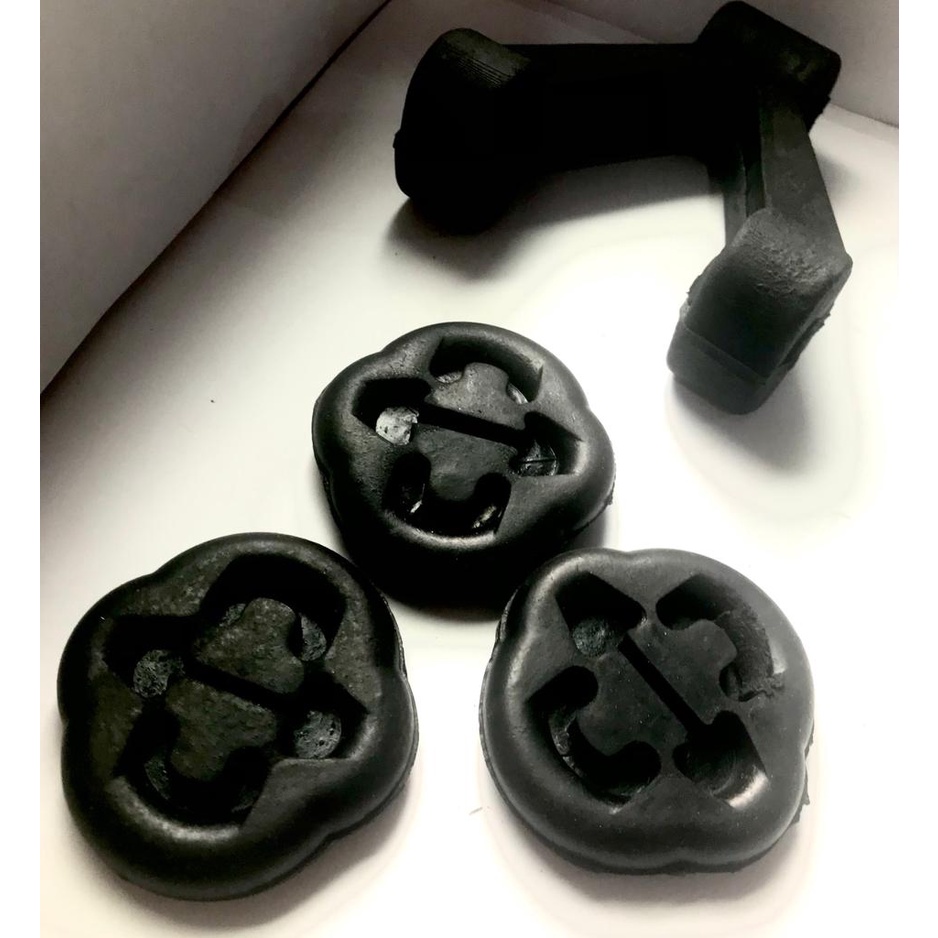Kit Coxim Escapamento Silencioso Tras/ Caveirinha Gol G3/g4