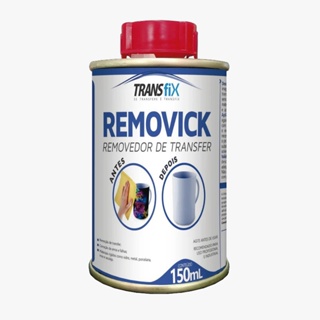 Removedor De Transfer Para Vidro Metal Porcelana Inox e Azulejo Removick 150ml - Tranfix em Oferta na Shopee