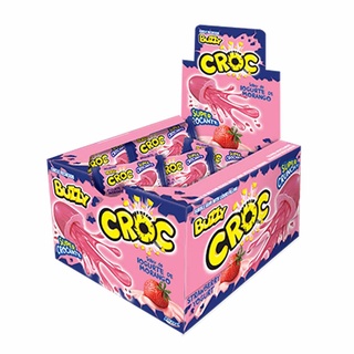 Chiclete Crocante Croc Iogurte e Morango c/40 - Buzzy