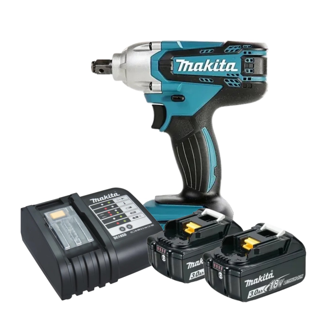 Chave De Impacto Com 2 Baterias 18v 3ah Dtw190 Makita Bivolt em Oferta na Shopee