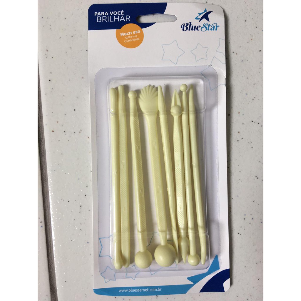 JOGO DE ESTECAS blue star em Oferta na Shopee