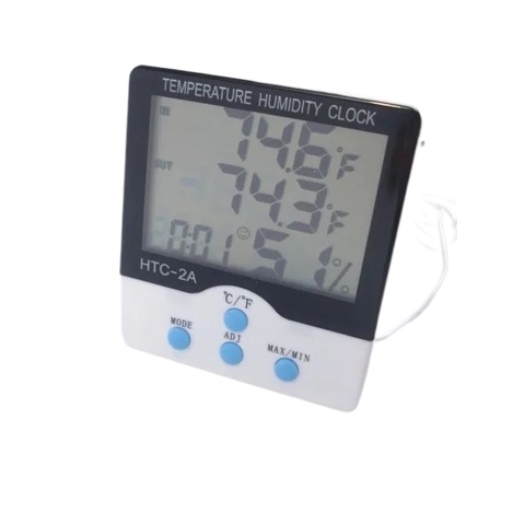 Termômetro Digital Relógio Interno E Externo menor preço