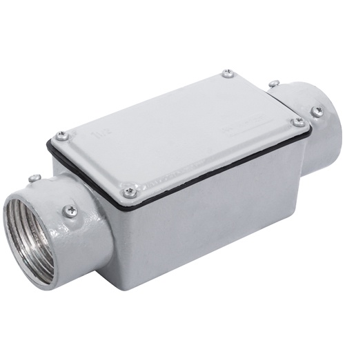 Condulete Tipo C Fixo Aluminio 1 Polegada Com Rosca Bsp TGVP - Home & Living