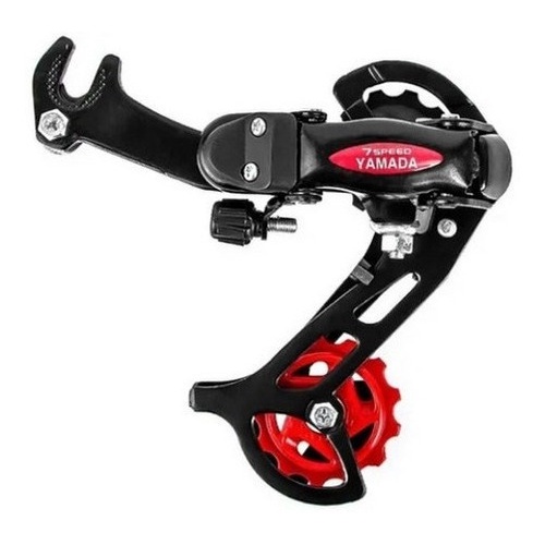Câmbio Traseiro Yamada 7v H40 Index Com Gancheira Bike Mtb 21v Preto em Oferta na Shopee