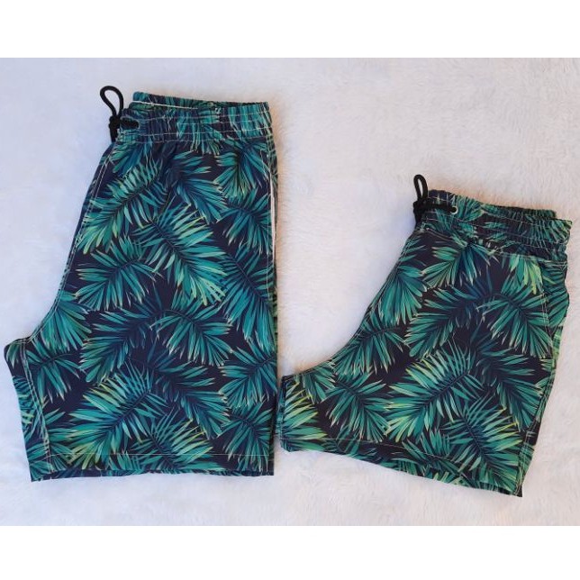 Kit short Casal Mozão Short Tactel Com Elastano Moda Praia Mauricinho Combinadinho Namorados saida praia em Oferta na Shopee