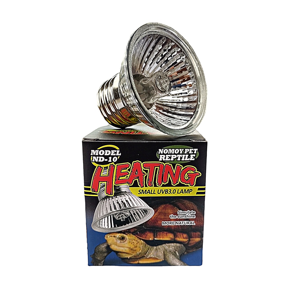 Lampada Uva Uvb NOMOYPET 3.0 para Terrario Repteis Tartarugas Mamiferos Aquecedor