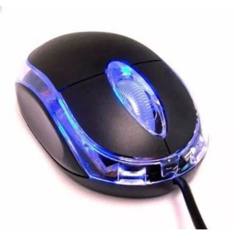 Mouse Otico Entrada Usb Com Scroll Cor Preta Mouser