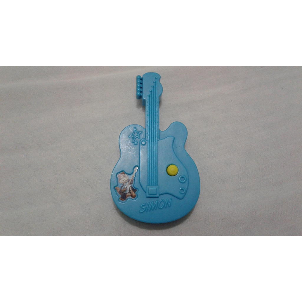 Brinquedo Burguer King Guitarra Alvin e os Esquilos 2015