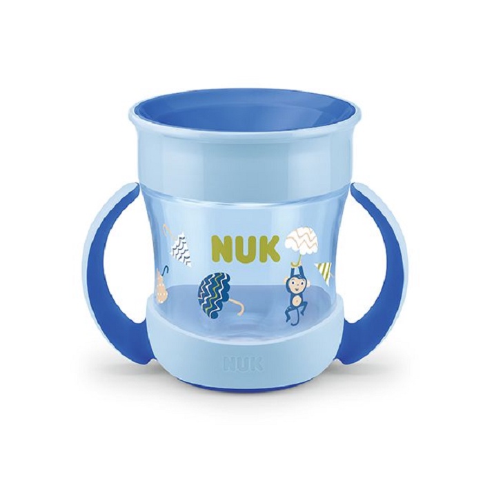 Copo Mini Magic Cup 360o com Alca NUK Evolution 160ml - Azul