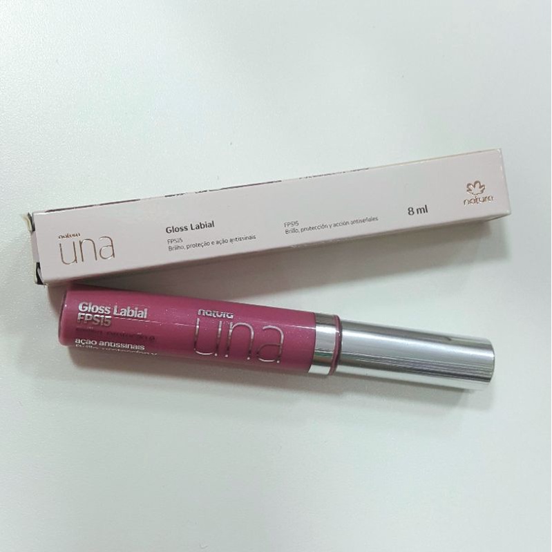 Gloss Labial Natura Una Pink 100 - QUEIMA DE ESTOQUE! | Shopee Brasil