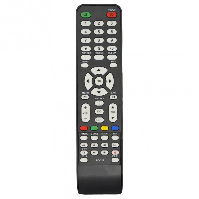 Controle Remoto para TV LCD / LED CCE RC-512 / CW3201 / D3201 / D32LED / D37 / D46 / L2401 - 7974