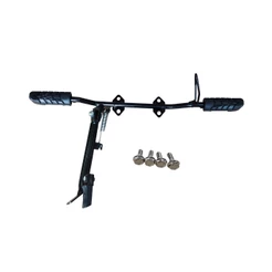 Estribo Completo Cavalete Lateral Pedal Apoio Borrachas Parafusos Molas CG 125 150 160 Titan Fan Start Cargo 1999 a 2022