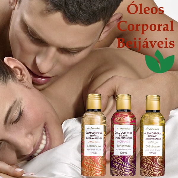 Óleo de Massagem Beijável La Passion 120mL Sofisticatto