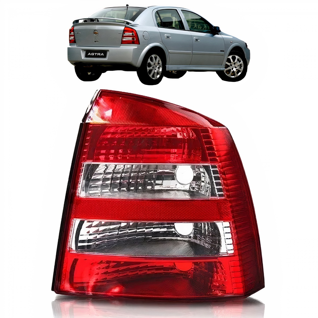 Lanterna Traseira Astra Hatch 2003 até 2012 CRISTAL LD