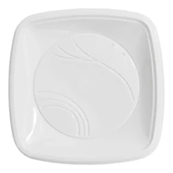 Prato Descartável Quadrado Para Bolo 15cm Branco C/10 Unidades Trik Trik
