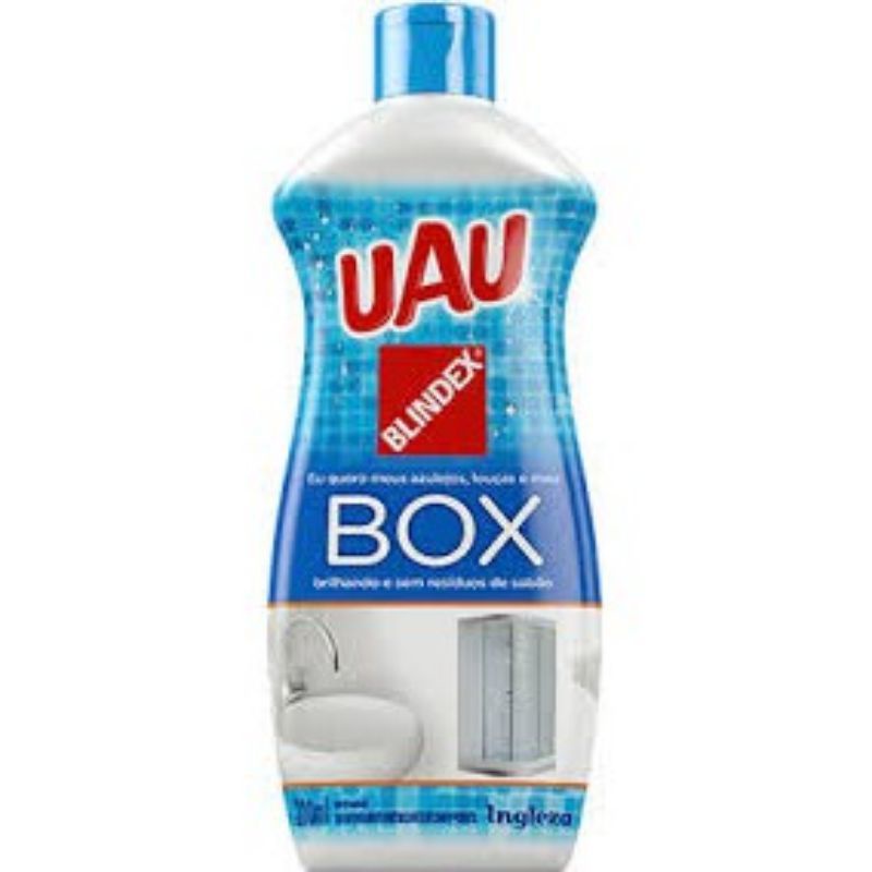 Limpa Box Uau 200ml - Aprovado Pela Blindex - Ingleza - Removedor de Manchas e Tira