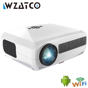 Wzatco c3 4d keystone projetor led 4k android 10.0 wifi 1920*1080p  proyector de cinema em casa 3d media player jogo de vídeo beamer | Shopee  Brasil