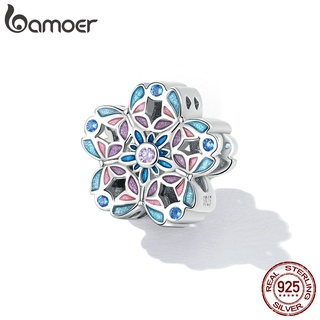 Bamoer Pulseira Com Contas Coloridas De Borboletas 925
