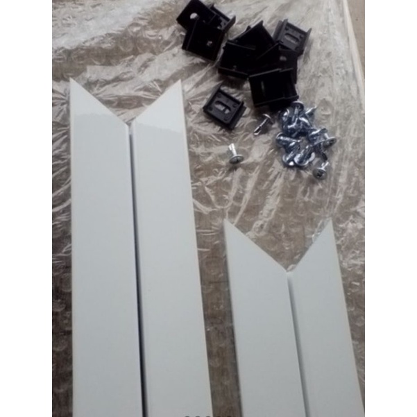 guarnição para janela de alumínio branco 56x56