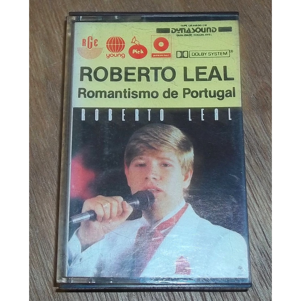 Fita K7 Roberto Leal - Romantismo  de Portugal  - RGE