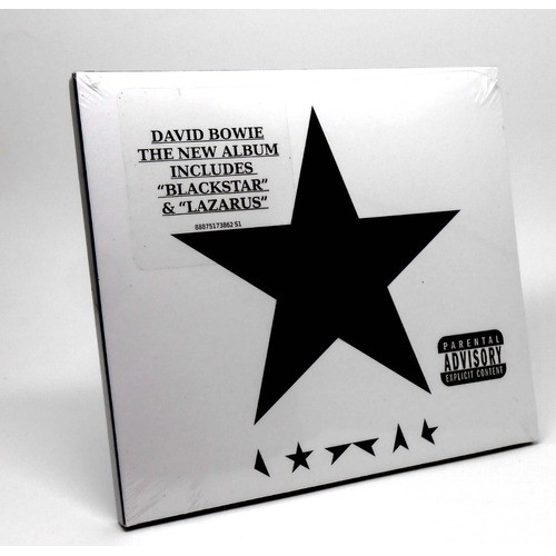 CD David Bowie Blackstar 2016 Americano Lacrado 7 Faixas