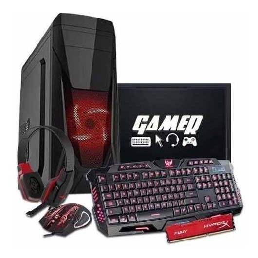 Pc Gamer Cpu Intel I5 3.2ghz 8gb Ram Hd 1tb Placa Vídeo 2gb