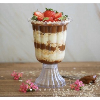 Taça Confeiteiro GREGA ALTA Acrílica Cristal  750 ml em Oferta na Shopee