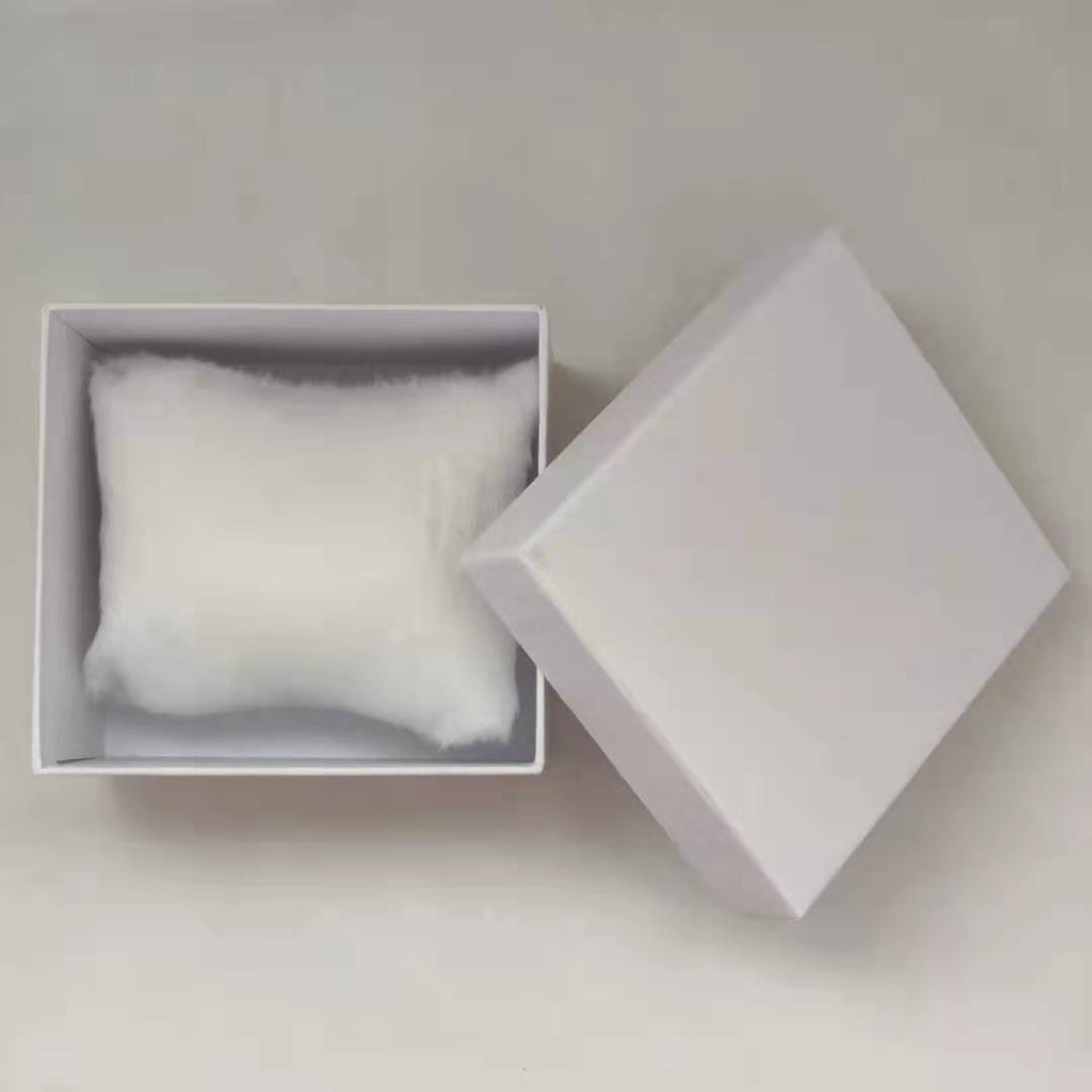 Caixa caixinha Ouro branco Sem logo Marca Para Relógio de Pulso 1 Caixa