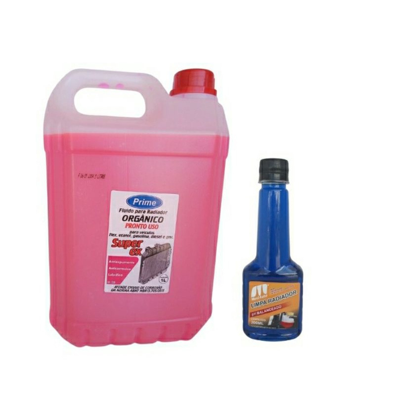 ADITIVO DE RADIADOR PRONTO USO 5 litros MAIS LIMPA RADIADOR ADITIVO DE RADIADOR DILUÍDO