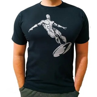 Camiseta Surfista Prateado - Marvel - Vingadores- Quarteto Fantástico - Super-Heróis