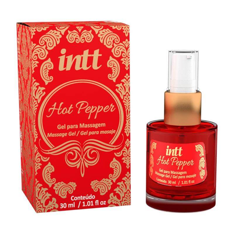 Gel Excitante Unissex que Esquenta à Base de Pimenta - Intt Hot Pepper