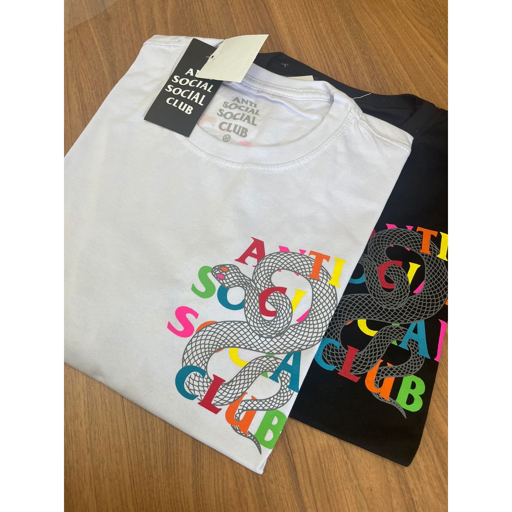 Camiseta Anti Social Social Club - Cobra - ASSC - Fio 30.1 - Malha Premium