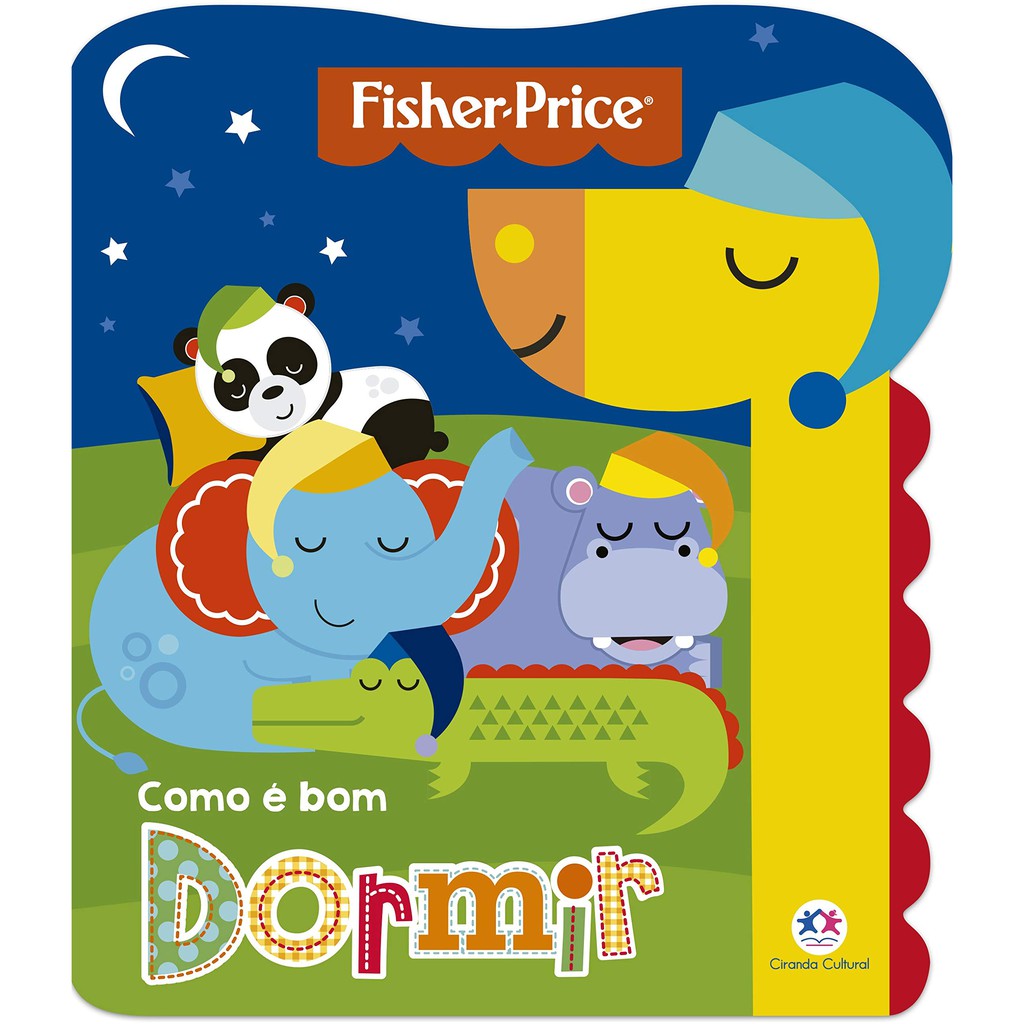 Livro Fisher-Price - Como é bom dormir Cartonado Ciranda Cultural em Oferta na Shopee