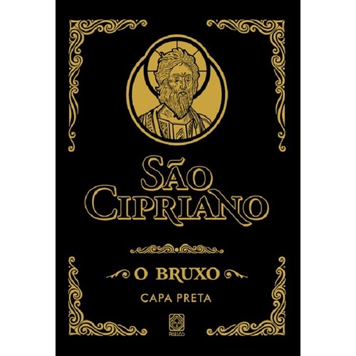 Livro Sao Cipriano O Bruxo - Capa Preta Sao Cipriano