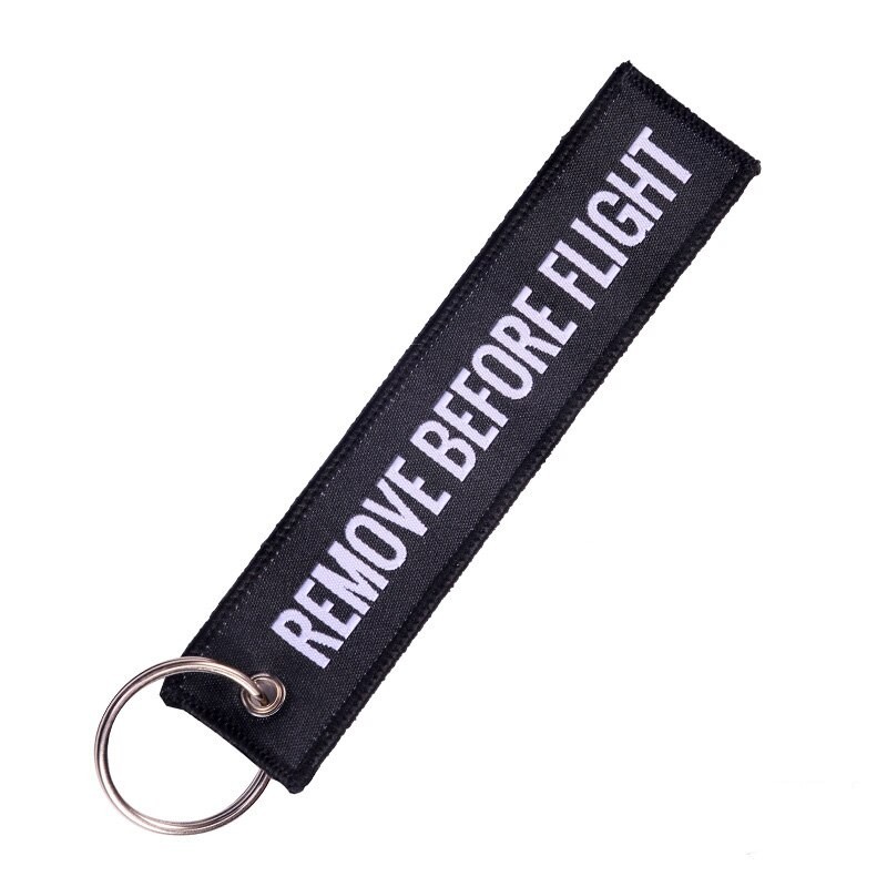 Chaveiro Remove Before Flight Preto - Produto Original