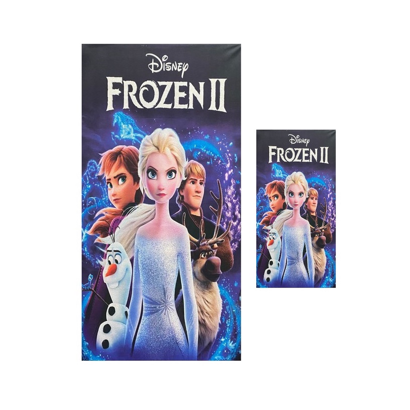 Frozen II - Kit Toalha de Banho Frozen ll + Toalha de Rosto Frozen ll infantil menina
