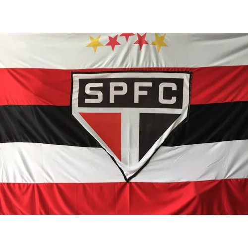 Bandeira São Paulo Gigante Escudo Bordado Shopee Brasil