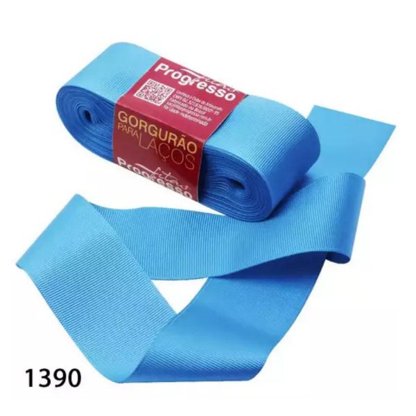 Fita Gorgurão Progresso 38mm nº9 - 10m 1390 Azul Médio - 1un em Oferta na Shopee