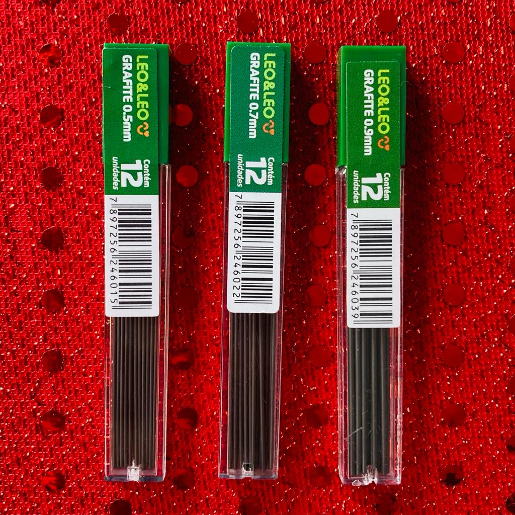 Grafite Leo & Leo para Lapiseira HB 0.5mm, 0.7mm, 0.9mm