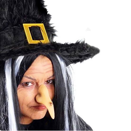Nariz Acessório Fantasia Bruxa Borracha Halloween Acessório Cosplay