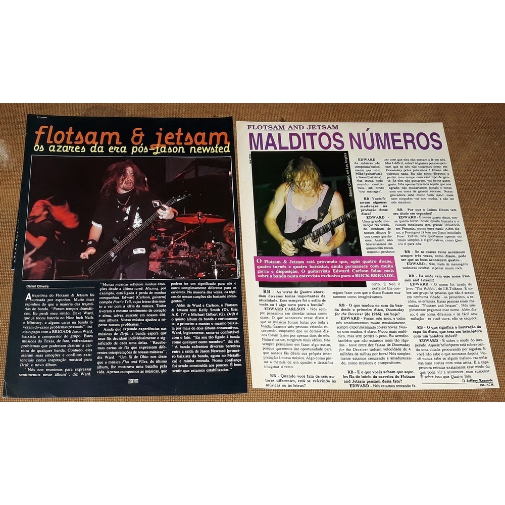 Flotsam & Jetsam _ Recortes Originais