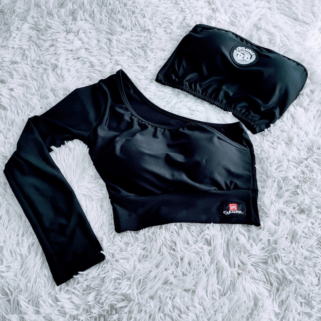 Conjunto 2 Cropped Cyclone Mandraka Top