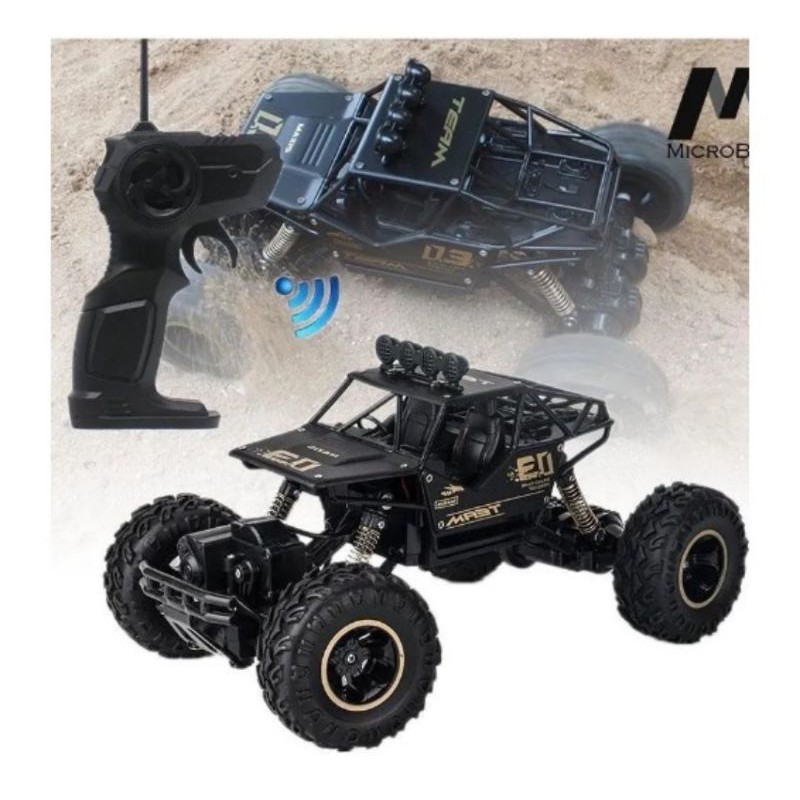 Carrinho Controle Remoto 4x4 Monster Truck Rock Crawler Rc