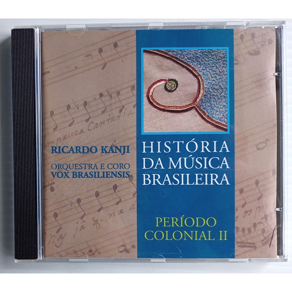Cd Ricardo Kanji História Da Música Brasileira Período Colonial II