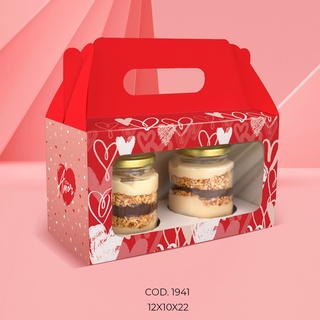 10 Caixa Cestinha Para Potes de Vidro 150/185ml Especial Dia Das Mães e Namorados em Oferta na Shopee