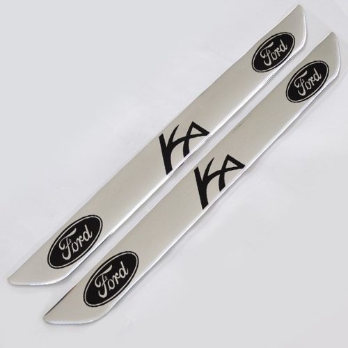 Protetor Soleira 2 Portas Relevo 3d Tuning M1 Carro Ford Ka