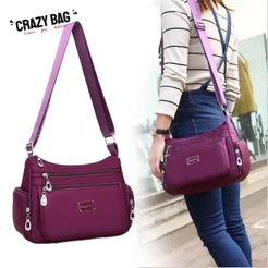 Saco Louco De Nylon Feminino/Ombro/Transversal Tote