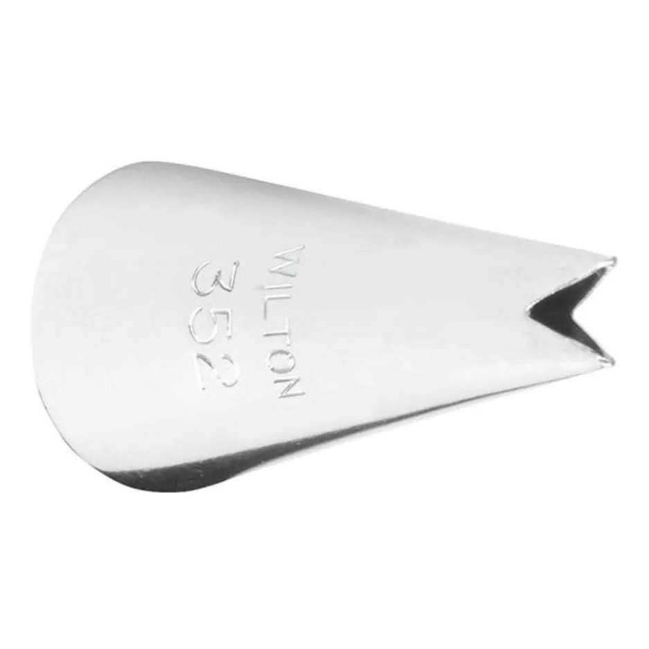 Bico De Confeitar Wilton 352 Folha Original Grande em Oferta na Shopee